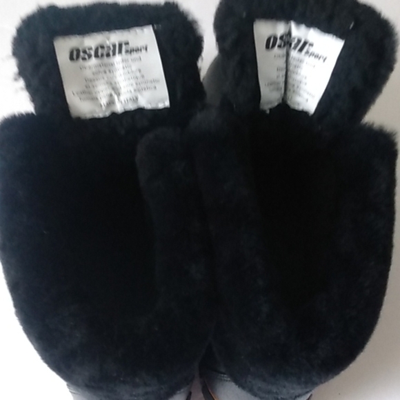 OSCAR SPORT HAND MADE ITALIAN LEATHER FUR LINED ANKLE BOOTS SIZE 6.5 NWT - Picture 6 of 14